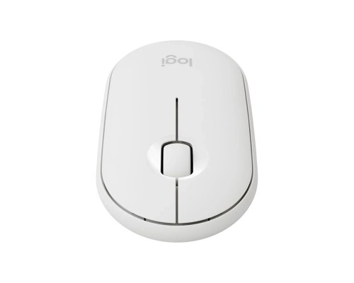 Беспроводная мышь Logitech M350 Pebble Bluetooth Mouse, Off-White