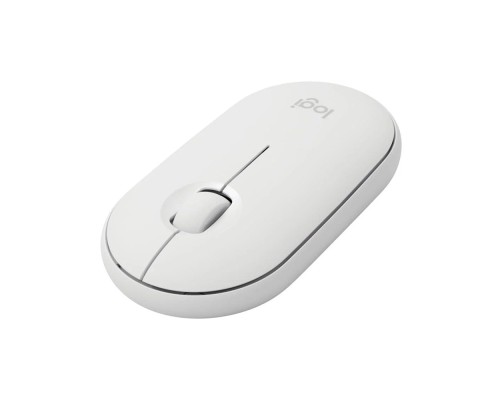 Беспроводная мышь Logitech M350 Pebble Bluetooth Mouse, Off-White