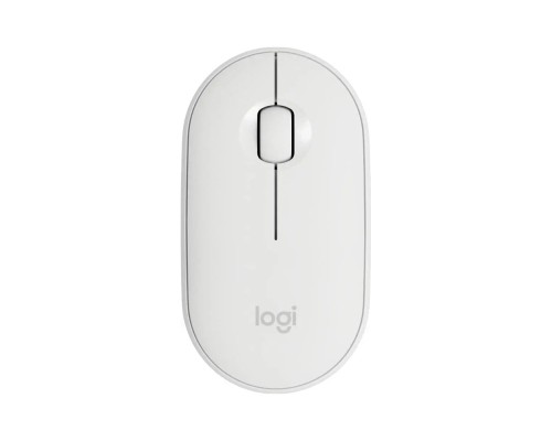 Беспроводная мышь Logitech M350 Pebble Bluetooth Mouse, Off-White