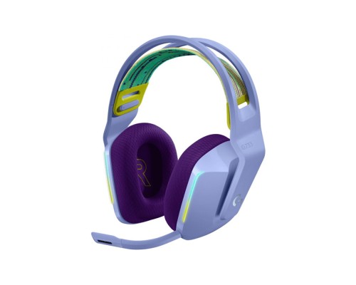 Беспроводные наушники Logitech G733 lightspeed Wireless RGB Gaming Headset, Lilac