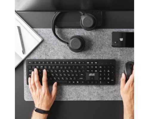 Беспроводная клавиатура 2E KS260 WL BT Black EN/UA