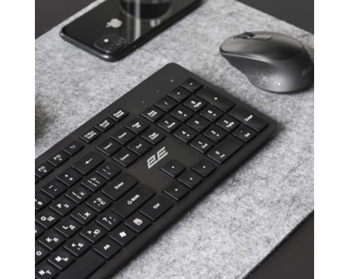Беспроводная клавиатура 2E KS260 WL BT Black EN/UA