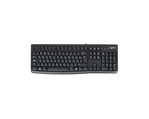 Проводная клавиатура Logitech K120 Corded Keyboard, Black