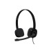 Проводные наушники Logitech H151 Corded Stereo Headset, Black