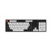 Клавиатура Keychron C2 104 Key Gateron G pro Brown USB White Led, Black