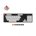 Клавиатура Keychron C2 104 Key Gateron G pro Red USB White Led, Black