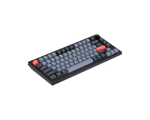 Клавиатура Keychron V1 ANSI 75% 84 Key Frosted Black Full Assembled Knob Brown Switch RGB HotSwap Gateron G pro Mechanical Wired Normal Profile QMK Custom Keyboard	