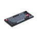 Клавиатура Keychron V1 ANSI 75% 84 Key Frosted Black Full Assembled Knob Brown Switch RGB HotSwap Gateron G pro Mechanical Wired Normal Profile QMK Custom Keyboard	