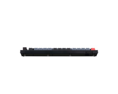 Клавиатура Keychron V1 ANSI 75% 84 Key Frosted Black Full Assembled Knob Brown Switch RGB HotSwap Gateron G pro Mechanical Wired Normal Profile QMK Custom Keyboard	