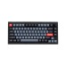 Клавиатура Keychron V1 ANSI 75% 84 Key Frosted Black Full Assembled Knob Brown Switch RGB HotSwap Gateron G pro Mechanical Wired Normal Profile QMK Custom Keyboard	