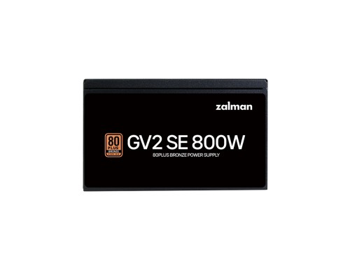 Блок питания Zalman GV2SE (800W) 88%, 80+ Bronze, 120мм, 1xMB 24pin(20+4), 1xCPU(4+4 pin + 8pin)