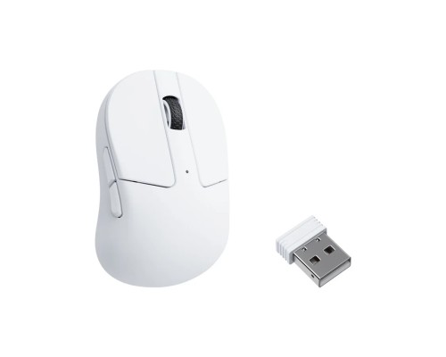 Мышь Keychron M4 BT/WL/USB-A/USB-C, 4K, белый