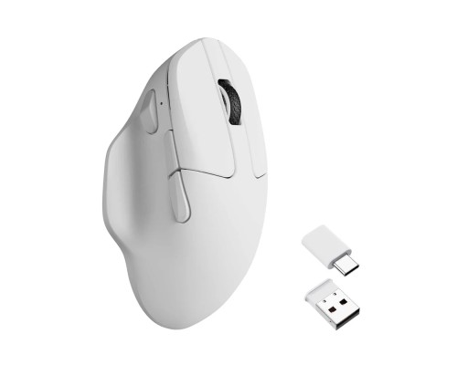 Мышь Keychron M7 BT/WL/USB-A/USB-C, Белый