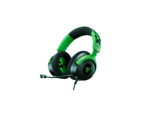 Игровая гарнитура Razer Kraken V4 X, 7.1, USB-A, 1.8м, RGB, Minecraft Ed 