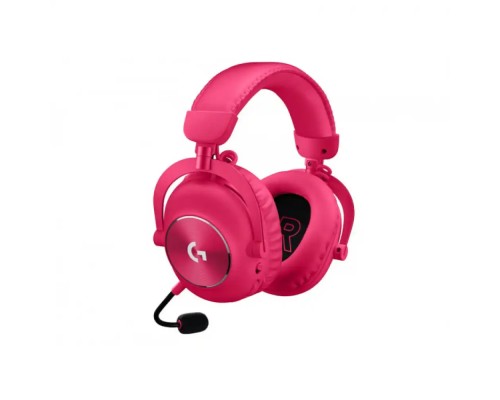 Игровые беспроводные наушники Logitech G PRO X2 LIGHTSPEED, Розовый