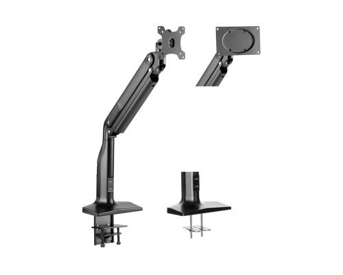 Подставка для монитора настольная 2E, 1 монитор 17-43", USB 3.0 x2