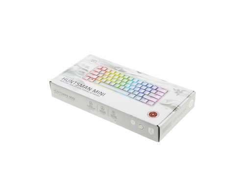 Клавиатура игровая Razer Huntsman Mini Mercury Ed. Red Switch USB RU RGB, White