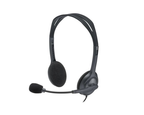 Наушники Logitech H111 Corded Stereo Headset, Black