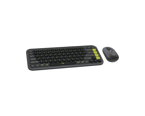 Беспроводная клавиатура и мышь Logitech POP ICON COMBO, Graphite