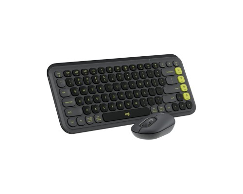 Беспроводная клавиатура и мышь Logitech POP ICON COMBO, Graphite