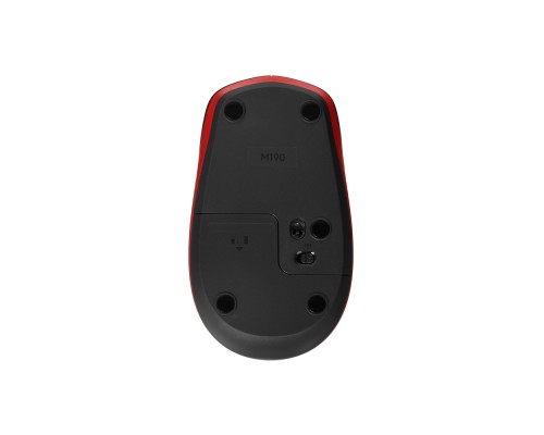 Беспроводная мышь Logitech M190 Wireless Mouse, Red