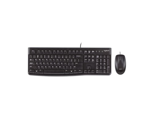 Клавиатура и мышь Logitech MK120 Corded Combo, Black