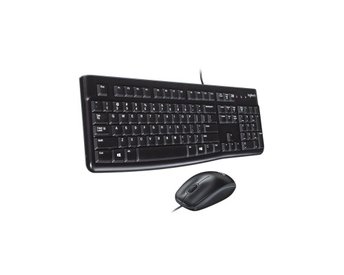 Клавиатура и мышь Logitech MK120 Corded Combo, Black