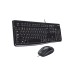 Клавиатура и мышь Logitech MK120 Corded Combo, Black
