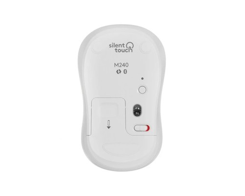 Беспроводная мышь Logitech M240 Bluetooth Mouse, Off-white