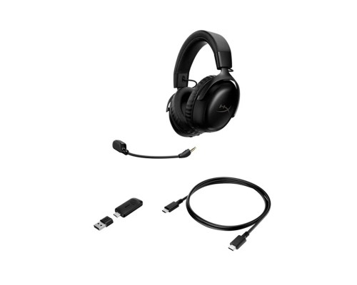 Беспроводные игровые наушники HyperX Cloud III Wireless Black-Red (S WL)