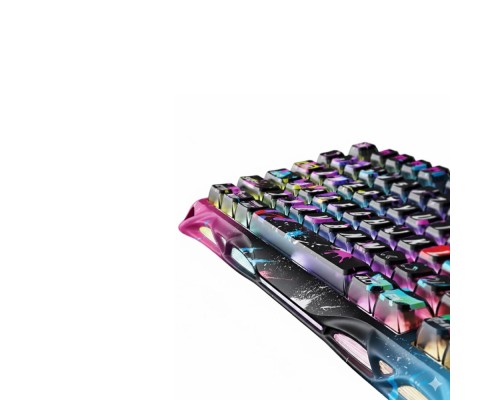 Игровая магнитная клавиатура GravaStar Mercury V75 Pro, Neon Graffiti