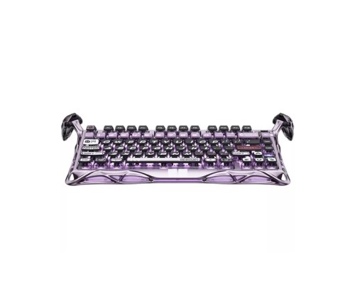 Проводная игровая магнитная клавиатура GravaStar Mercury V75 Pro, Iron Purple