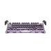 Проводная игровая магнитная клавиатура GravaStar Mercury V75 Pro, Iron Purple