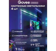 Набор настенных светильников Govee H6063 Gaming Wall light Evangelion, 4шт, RGBIC, WI-FI/Bluetooth