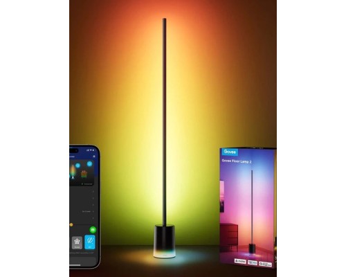 Торшер умный Govee H607C Floor Lamp 2, 1725Lm, RGBICWW, WI-FI/Bluetooth, Черный