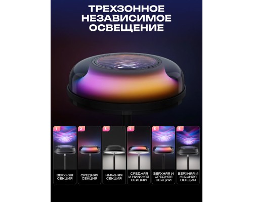 Торшер умный Govee H60B0 Uplighter Floor Lamp RGBIC WI FI Bluetooth Черный