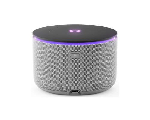 Акустическая система Умная колонка Яндекс Станция Мини 3 Про с Алисой Zigbee™ 18 Вт, Cерый