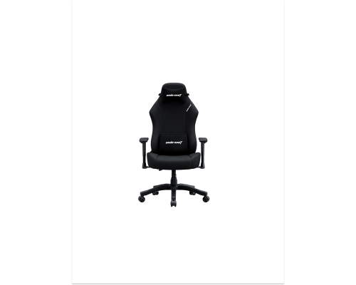 Игровое кресло AndaSeat Luna Size L, Льняная ткань, 1D-подлокотники, Черный, AD18T-44-B-F