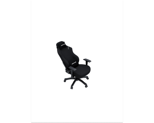 Игровое кресло AndaSeat Luna Size L, Льняная ткань, 1D-подлокотники, Черный, AD18T-44-B-F