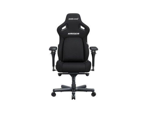 Игровое кресло Anda Seat Kaiser4V2, льлянаяткань, 6D-Armrests, чёрный
