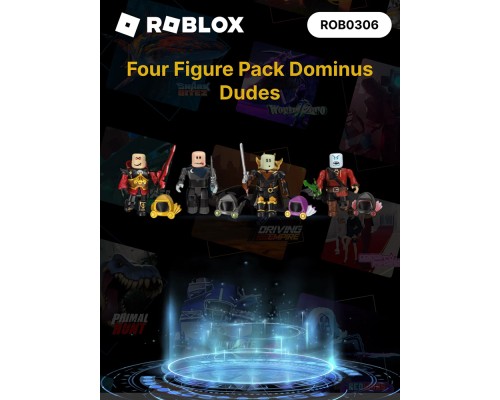Игровая коллекционная фигурка Roblox Jazwares Four Figure Pack Dominus Dudes W7