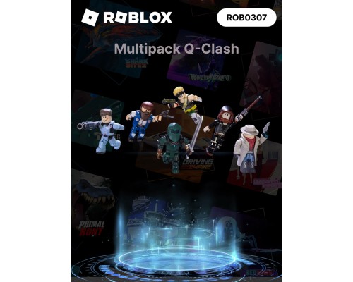 Игровая коллекционная фигурка Roblox Jazwares Multipack Q-Clash W7
