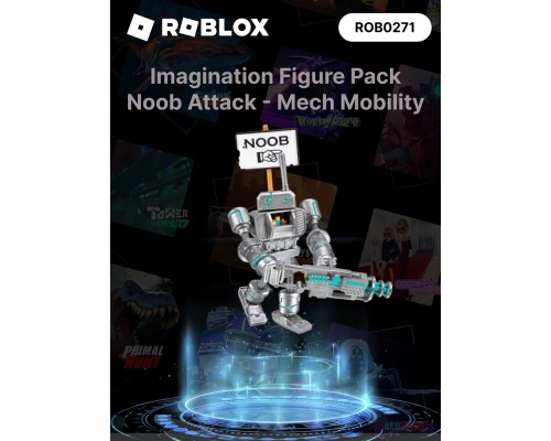 Игровая коллекционная фигурка Roblox Jazwares Imagination Figure Pack Noob Attack - Mech Mobility W7
