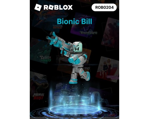 Игровая коллекционная фигурка Roblox Jazwares Core Figures Bionic Bill W6