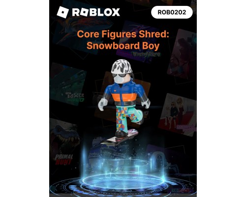 Игровая коллекционная фигурка Roblox Jazwares Core Figures Shred: Snowboard Boy W6