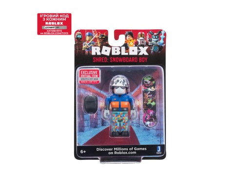 Игровая коллекционная фигурка Roblox Jazwares Core Figures Shred: Snowboard Boy W6