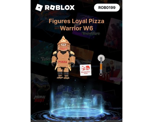 Игровая коллекционная фигурка Roblox Jazwares Core Figures Loyal Pizza Warrior W6