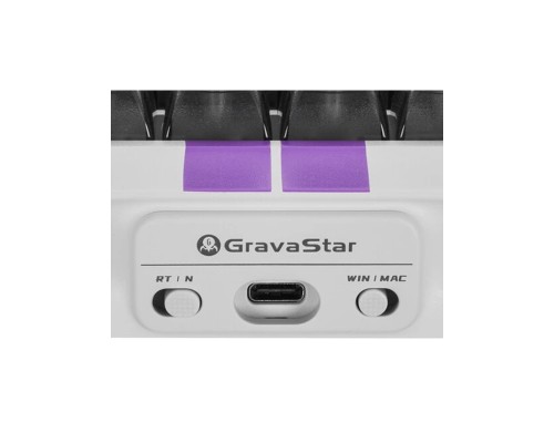 Клавиатура магнитная GravaStar Mercury V75 80keys, GravaStar x Gateron Jade Pro, USB-A, 8k, RGB, Mecha Gray 