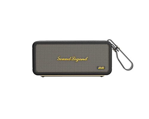 Портативная акустическая система 2E SoundLegend 80Вт, BT 5.3, TWS, FLAC, MP3, WAV, EQ, Power Bank, IPX6, RGB, Чёрный