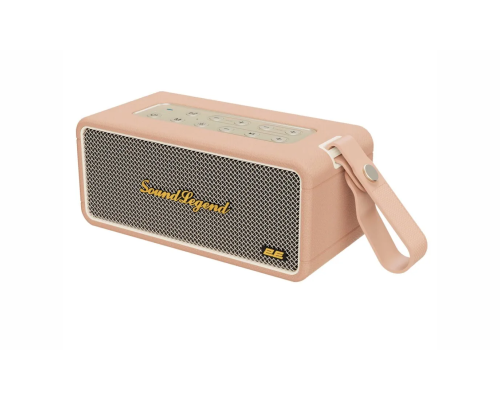 Портативная акустическая система 2E SoundLegend 80Вт, BT 5.3, TWS, FLAC, MP3, WAV, EQ, Power Bank, IPX6, RGB, Коричневый